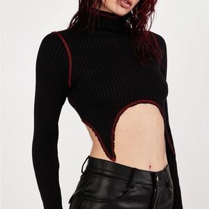 NWT The Kript ‘Kamina’ Cropped Sweater